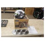 New Blue Hawk circular saw w/extra blades New Blue Hawk circular saw w/extra blades
