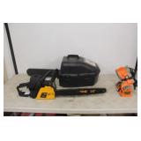 Poulan Pro chainsaw, case & sharpener Poulan Pro chainsaw, case & sharpener
