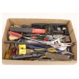 Flat of misc. hand tools Flat of misc. hand tools