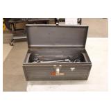Craftsman metal tool box w/wrenches Craftsman metal tool box w/wrenches