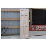 (5) Maple solid 6 panel doors (5) Maple solid 6 panel doors