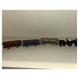 Metal four piece toy train