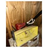 Seeder, water hose yard, tools, planters, metal,