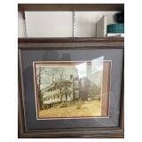 Oriental painting on board, class picture G