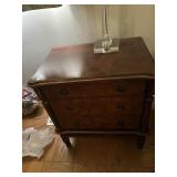 Three drawer nightstand