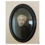 Vintage oval picture frames approximately 22' x