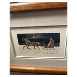 Signed Print by Nancy Lubeck 'Wintertime'