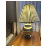 Brass table lamp