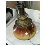 Early oil lamp thatï¿½s been electrified