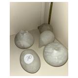 5 healing crystal moonstone balls