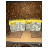 Two sets sawhorse brackets