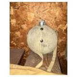 Boy Scout canteen and two backpacks