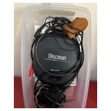 Sony Discman along with Phillips Discman