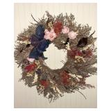 Christmas tree and wreath