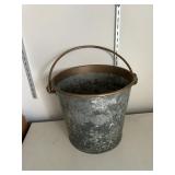 Nice galvanized bucket