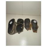 2 pair of baby shoes