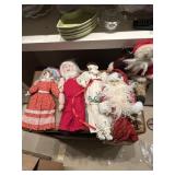 Christmas decorationï¿½s - Lots Christmas dolls,