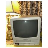 Magnavox, VHS TV with remote and rabbit ears