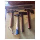 Hatchet, hammers limb saw levels