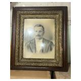 Three Early Picture Frames and Pictures