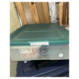 Large box of cassette tapes