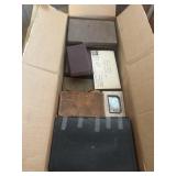 Box of early books, the school books, a