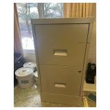 Two drawer file cabinet