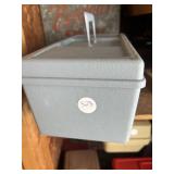 Plastic box full of screwdrivers