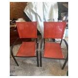 Pair of patio chairs