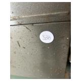 Craftsman metal toolbox with pipe, wrenches and