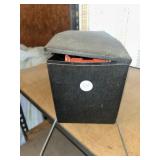 Foot pump plastic box