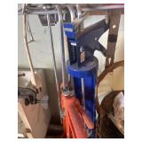 Lots of tools, saws, caulking, guns, level, etc.