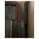 Large box of old school books and fix it books