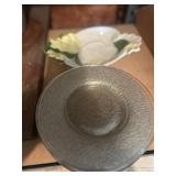 Crystal plates hand painted bowl