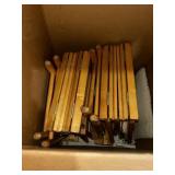 Four folding camp Director chairs