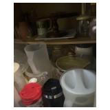 Cabinet full of dishes