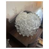 Columbia Glass Berry Set, Cream and Sugar, celeary