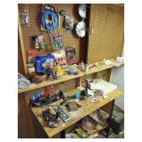 Small workbench and all contents, including