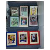 Stack pictures and frames