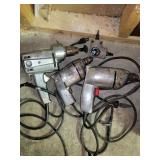 Several nice electric drills
