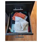 Drawer full of linens