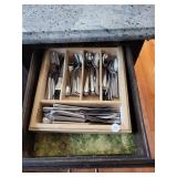 Drawer, full of silverware