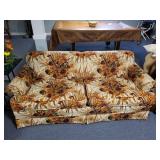 Floral design hide a bed couch