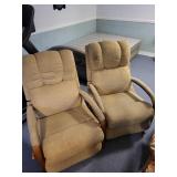 Pair of rocker recliners