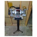Craftsman 6 inch double bench grinder on stand