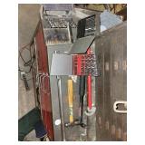 Drillbit, craftsman extension, bar pipe, wrench