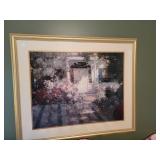 Large floral design mansion picture