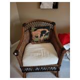 Wicker side chair