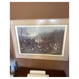 'The Hunt' wall picture - approximately 35'