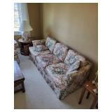 Floral design, couch and loveseat